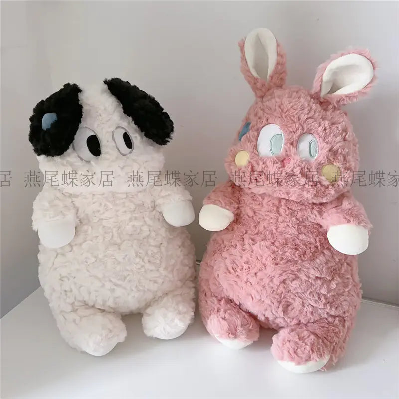 Cute Sweat Dog and Big-Eyed Cat Plush Toys
