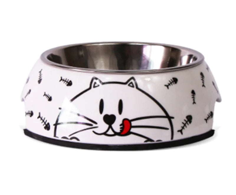 Stainless Steel Dog and Cat Food Bowls for Pets