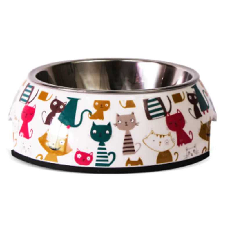 Stainless Steel Dog and Cat Food Bowls for Pets