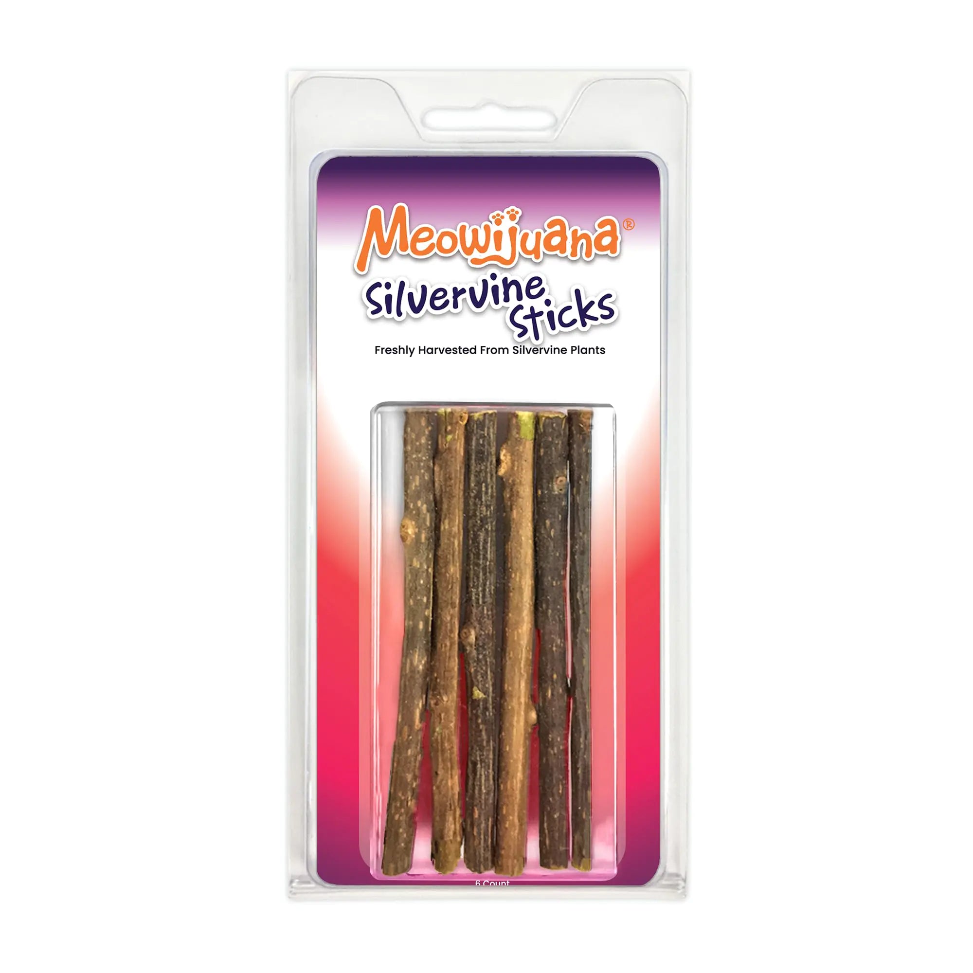 Meowijuana | Silvervine Sticks | Organic | Perfect for Cat Toys | Grown in North America | Feline and Cat Lover Approved
